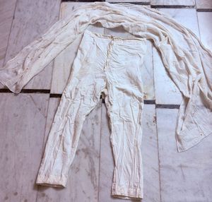 Elegant White Chikankari  set
