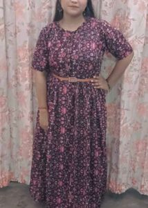 Floral Print Maxi Dress