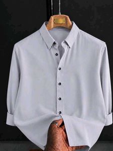 Men's Premium Solid Light Grey Casual Shirt | Full