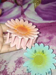Cute Daisy Flower Hair Claw Clips