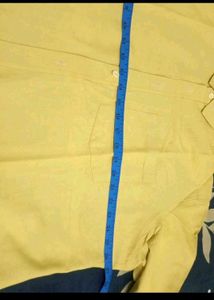 Men's Yellow Casual Shirt