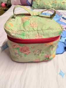 Floral Cosmetic Bag
