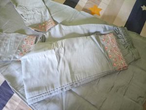 Embroidered Kurta Set with Dupatta