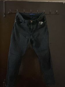 Classic Dark Wash Denim Jeans
