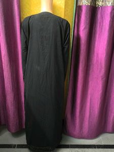 Elegant Black Abaya with Embellishments