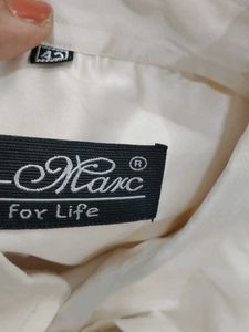 Classic Cream Button-Down Shirt