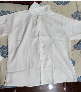Textured White Shirt