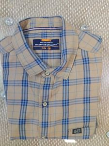Indian Garage Co Men's Plaid Casual Shirt