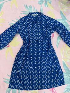 Blue Printed Kurta