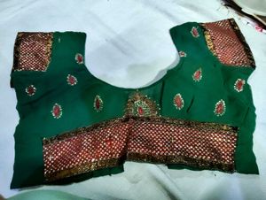 Elegant Green Saree