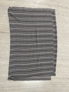 Georgette Black &amp; White Cloth Material