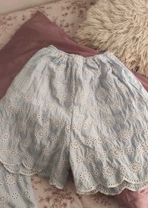 Cute Eyelet Pajama Set