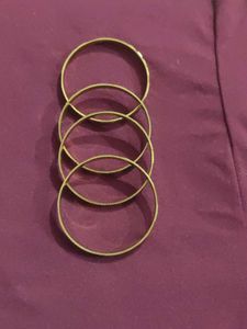 Set of 4 Golden Bangles