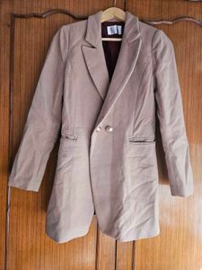Tweed Long Coat For Girls