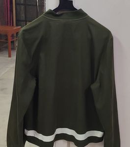 Olive Green Bomber Jacket