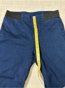 Blue Slim Fit Pants