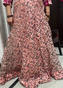 Fairy lehenga - pink + glittery magic