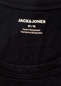Jack &amp; Jones Black Camo Logo Tank Top