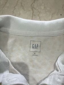 Gap Yellow Floral Polo Shirt
