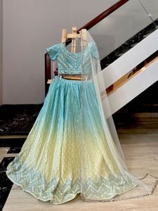 Beautiful Embroidered Designer lehngha choli