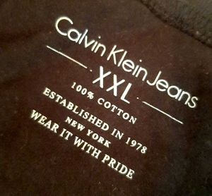 🖤 Calvin Klein Jeans | Black Graphic T-Shirt XXL
