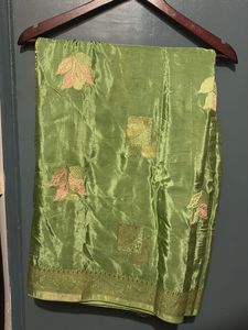 Beautiful Green Silk Saree