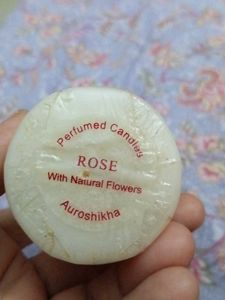 Rose Scented Decorative Candle