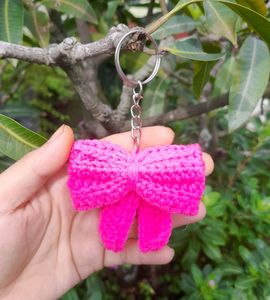 Crochet Bow Keychain🎀