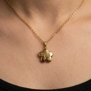 Floral Locket Necklace
