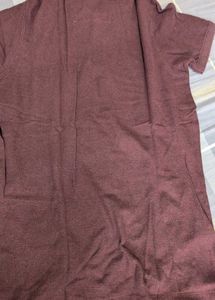 Men's Maroon Polo T-Shirt