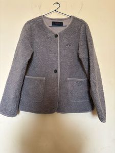 Cozy Fleece Button-Up Jacket