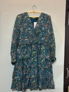 Floral Ruffle Mini Dress