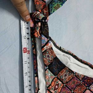 🤎 Bohemian Tile Print Bikini Bottoms