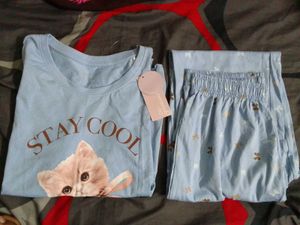 Cute Cat Pajama Set