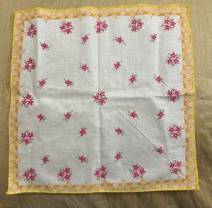 Set of 3 Floral Handkerchief