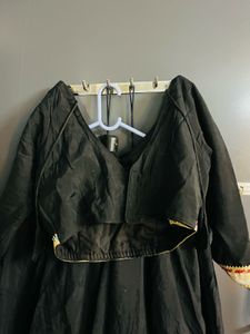 Black Ethnic Skirt with Dupatta and Blouse