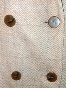 Oversized Plaid Double-Breasted Blazer