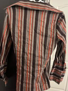 Stylish Striped Wrap shirt