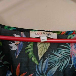 Tropical beach coverup