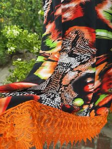 Vibrant Print Maxi Dress