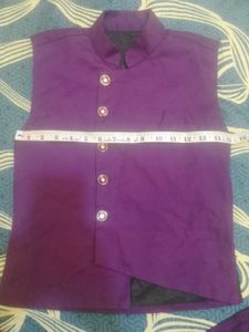 Stylish Purple Kurta Set for Boys