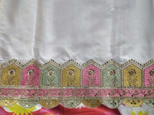 Cream Kurta with Embroidery