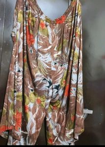 Multi Printed Plazo For Girl Or Women 50 Waist