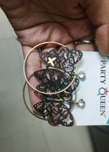 Elegant Butterfly Drop Earrings