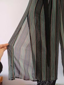 Striped Wide Leg Palazzo Pants
