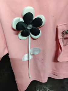 Beautiful pink top designer