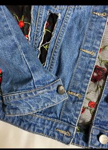 Embroidered Y2k Denim Jacket