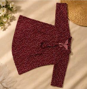 Chic Red Polka Dot Top
