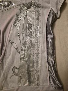 y2k cybercore bedazzled top