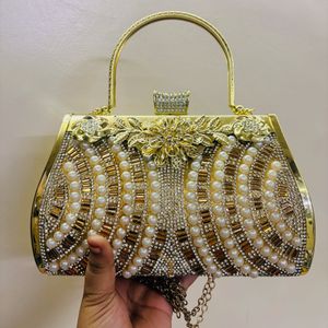 Exquisite Embellished Clutch Bag